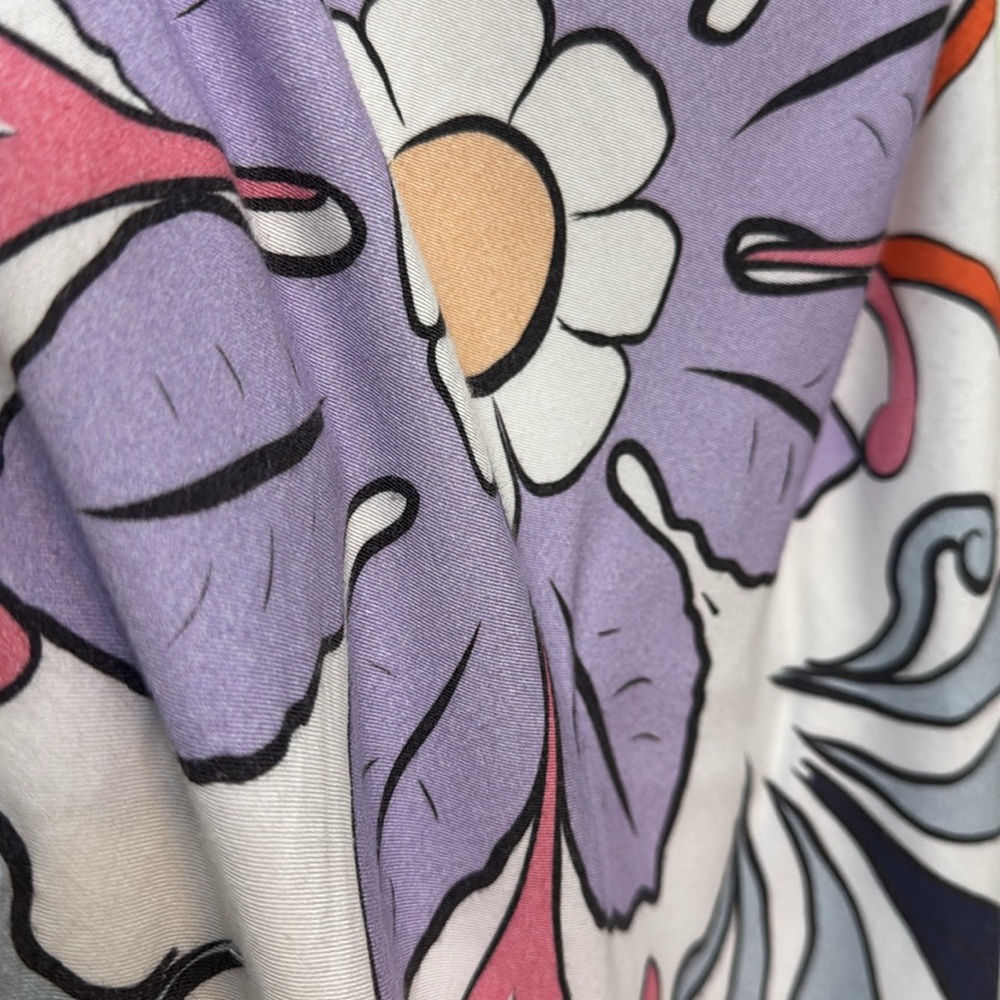 Carolina K slip dress Floral Print Maxi size L - Picture 11 of 15